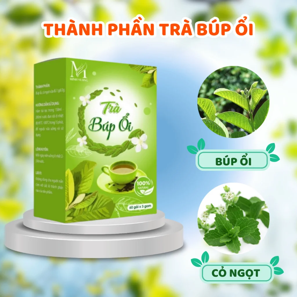 Cách pha Trà Lá Ổi Green Tea Trà Trí Tâm
