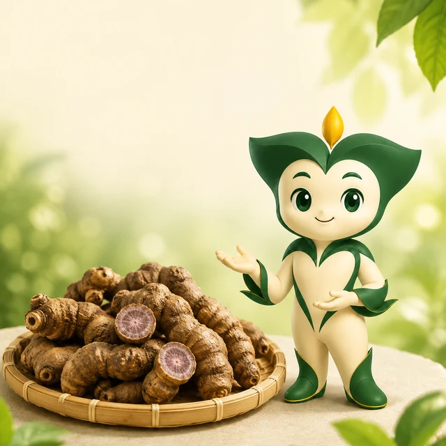 Rễ ba kích trong công thức Trà Thảo Mộc Ba Kích.